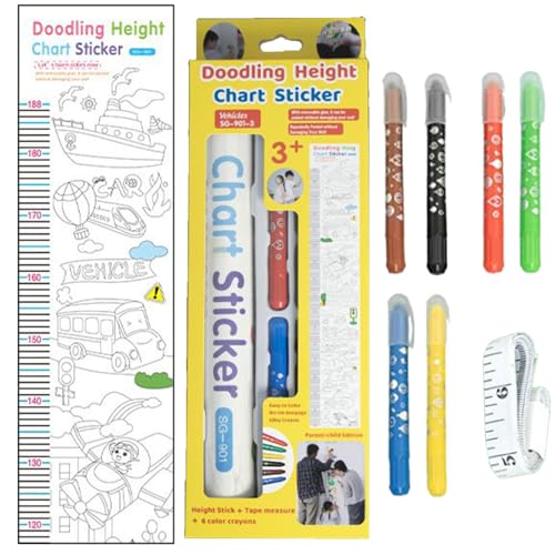 Größenmessband | Bemalbares Höhenmaß | Mehrfunktional Interaktiv Abwischbar Wand-Höhenmessaufkleber für Babyzimmer Kinderzimmer Schlafzimmer Klassenzimmer Spielzimmer Größenmessband | Bemalbares Höhenmaß | Mehrfunktional Interaktiv Abwischbar Wand-Höhenmessaufkleber für Babyzimmer Kinderzimmer Schlafzimmer Klassenzimmer Spielzimmer von Shenrongtong