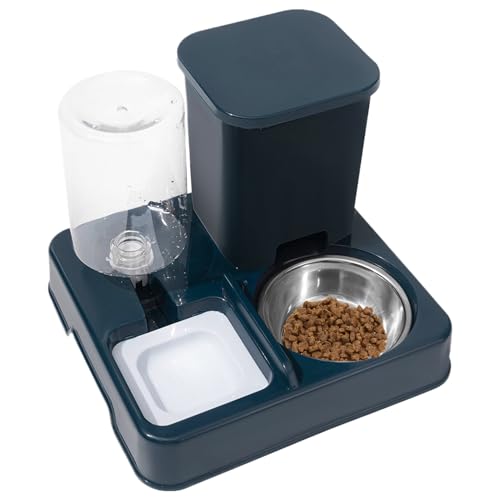 Katzenfutter- und Wasserspender, automatische Haustier -Feeder, abnehmbare Haustiernahrungsschale, große Kapazität Selbstfütterung für kleine mittelgroße Hundepelpen Kätzchen Katzenfutter- und Wasserspender, automatische Haustier -Feeder, abnehmbare Haustiernahrungsschale, große Kapazität Selbstfütterung für kleine mittelgroße Hundepelpen Kätzchen von Shenrongtong