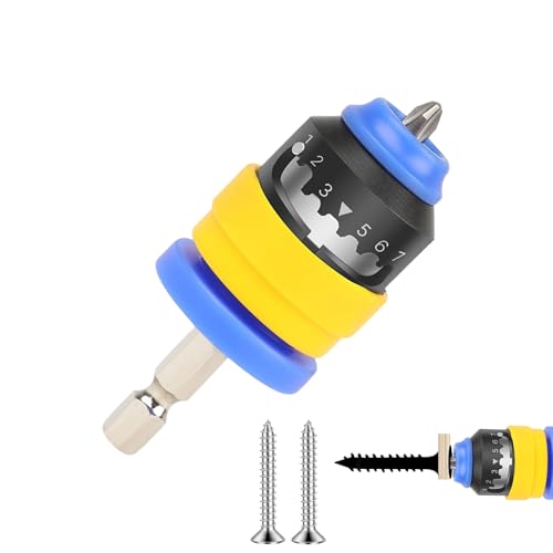 Magnetischer Bithalter | 7-stufig verstellbare Tiefe Schraubenhalter | Sechskantschaft Positionierungsadapter Elektrowerkzeug Zubehör für Werkstatt Garage Bohren Magnetischer Bithalter | 7-stufig verstellbare Tiefe Schraubenhalter | Sechskantschaft Positionierungsadapter Elektrowerkzeug Zubehör für Werkstatt Garage Bohren von Shenrongtong