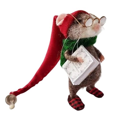 Niedliche Nadelfilzmäuse, Wollfilz Weihnachtsmäuse, Weihnachtsmäuse Figuren, Nadelfilz Mäuse Dekoration, Wollfilz Tiere, Mäuse Spielzeug für Kinder Niedliche Nadelfilzmäuse, Wollfilz Weihnachtsmäuse, Weihnachtsmäuse Figuren, Nadelfilz Mäuse Dekoration, Wollfilz Tiere, Mäuse Spielzeug für Kinder von Shenrongtong
