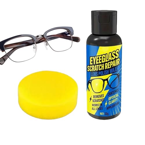 Objektivkratzerentferner, Brille Kratzerreparaturlösung, Anti-Wear-Reiniger für Sonnenbrillen Uhr Phone Kamera Bildschirm Auto Windschutzscheibe von Shenrongtong