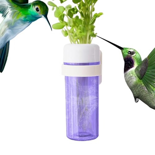 Papageienfutterstation für Käfig | Sittich-Gemüsehalter mit Wasserspeicher-Design für Käfig – Haustier-Vogelfutterbehälter für Aras, Spatzen, Finken, Nymphensittiche, Lovebird von Shenrongtong