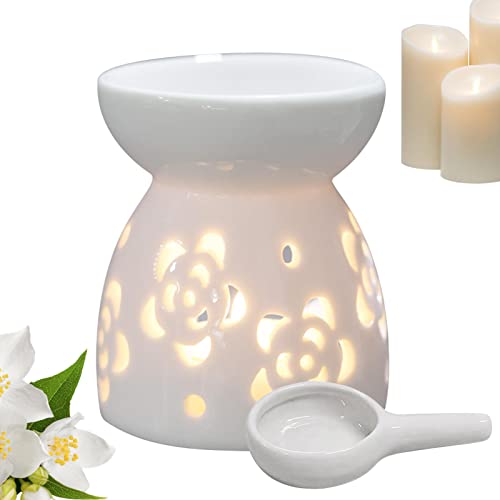 Shenrongtong Ätherisches Ölbrenner | Aroma-Diffusor für Aromatherapie | Ofen Dekoration für das Haus Ätherisches Öl Weihrauch Diffusor Aroma-Diffuser Keramik-Öl von Shenrongtong