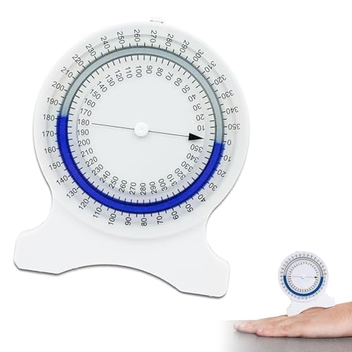 Shenrongtong Blasen-Neigungsmesser-Werkzeug, Physical Treat Goniometer Messwerkzeug, Tragbares Heimwinkelmessgerät für Profis und Studenten von Shenrongtong
