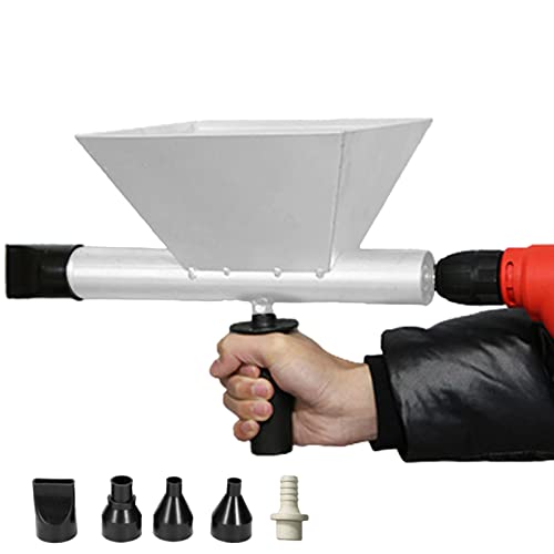 Shenrongtong Electric Cement Mortar Caulking Guns, Portable Electric Mortar Grouting Machine with 5 Nozzles, Cement Grouting Machine Filling Grouting Tool for Walls Floors Home Decoration von Shenrongtong