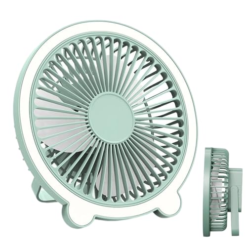Shenrongtong Leiser Tischventilator | Leiser Tragbarer Tischventilator Für Kühlung - 360° Verstellbare Geräte mit Nachtlicht Wiederaufladbar für Innenräume Sommer Schlafzimmer Urlaub Frauen Shenrongtong Leiser Tischventilator | Leiser Tragbarer Tischventilator Für Kühlung - 360° Verstellbare Geräte mit Nachtlicht Wiederaufladbar für Innenräume Sommer Schlafzimmer Urlaub Frauen von Shenrongtong