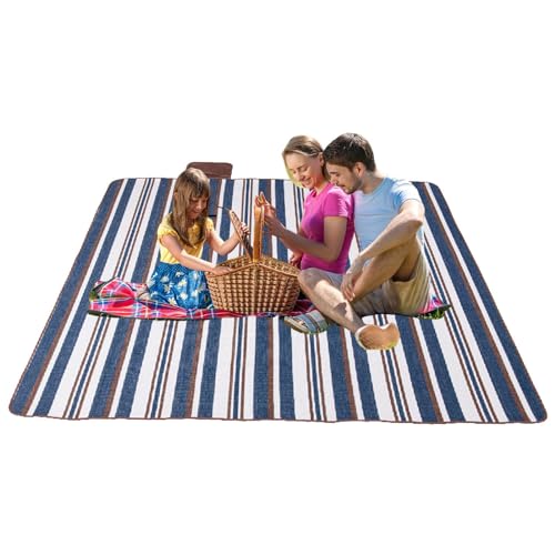 Shenrongtong Outdoor-Picknickmatte, Picknick-Zeltmatte | Sommer wasserdichte Grasmatte | Outdoor-Spieldecke für Sportveranstaltungen, Picknicks, Konzerte, Camping, Strandausflüge von Shenrongtong