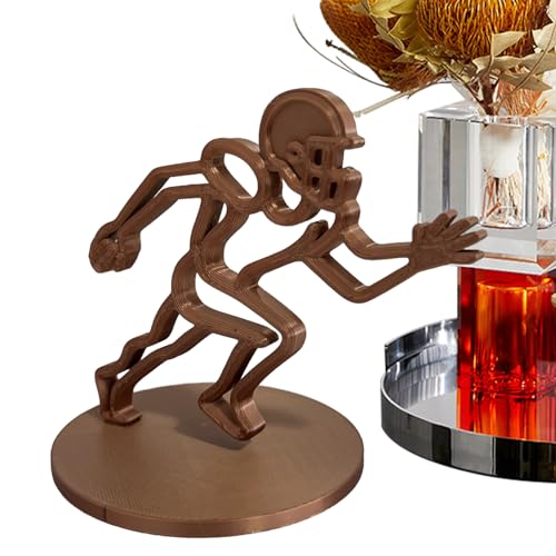 Shenrongtong Schreibtisch Figuren,Spieler Strichkunst Sport Skulptur | Statuen Ästhetik Für Wohnzimmer Schlafzimmer Büro Wohnung Küche Bar Eingangsbereich Kamin Geburtstag Sportler Fans von Shenrongtong