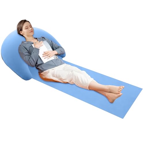 Shenrongtong Strandmatte Mit Kissen,Reisedecke Mit Kopfkissen - Flauschige Faltbare Reise-Essentials Für Park Schwimmbad Wanderung Picknick Freizeitaktivitäten von Shenrongtong