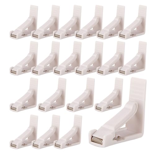 Shenrongtong Tischdecken Clips | 20 Stück Picknick Tischdecken Halter Clips | Robuste Halter Für Camping Outdoor Indoor Geburtstag Weihnachten Familienfeier Hochzeit Restaurant von Shenrongtong