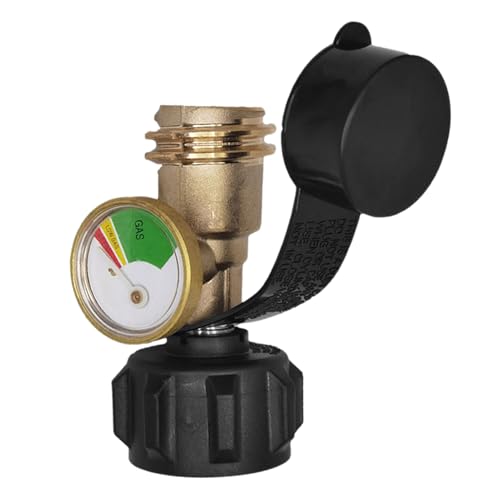 Tank Füllstandsanzeiger,Farbcodierte Anzeige - Wetterfeste Druckmessung Für 2-18kg Flaschen Outdoor Camping von Shenrongtong