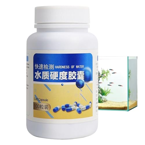 Wasserhärte Test Kit | Wassertest Set für Zuhause - Härtebestimmung für Aquarium Teich Hydroponik Süßwasser Pool Tank | Wasserhärte Teststreifen von Shenrongtong