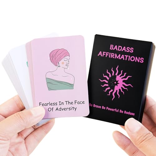Words of Affirmation Cards, Daily Inspirational Affirmations for Women, Motivational Spiritual Zitat for Mental Wellness Meditation Journaling Friend Students Mother Bedtime von Shenrongtong