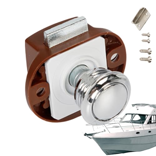 e Schlösser - Zinklegierung Türschloss Ohne Schlüssel Für e - Sicherheitsverriegelung Zubehör Für Innenraum Bad Transporter Caravan Schiff Yacht von Shenrongtong