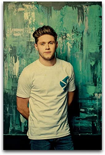 Leinwand Bilder One Direction Mitglied Sänger Star Niall Horan Retro Wandbild modernes Familienjungen Schlafzimmer Poste 60x90cm Kein Rahmen von Shenywell