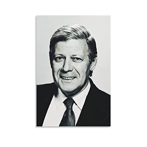 Shenywell Bilder Wohnzimmer Modern Helmut Schmidt Raumdekor Wandkunst für Jungenzimmer Schlafzimmer Wohnkultur Musikposter 30x40cm Kein Rahmen von Shenywell