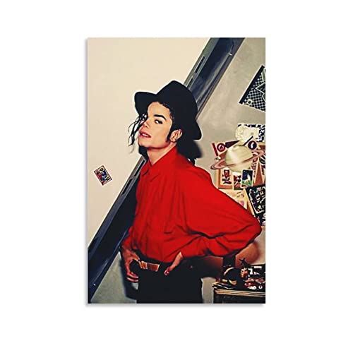 Shenywell Bilder Wohnzimmer Modern Michael Jackson-46 Zimmerdekoration für Teenager-Mädchen, Wandmalerei für Wohnzimmer, Badezimmer, Küche, Wandkunst 30x40cm Kein Rahmen von Shenywell