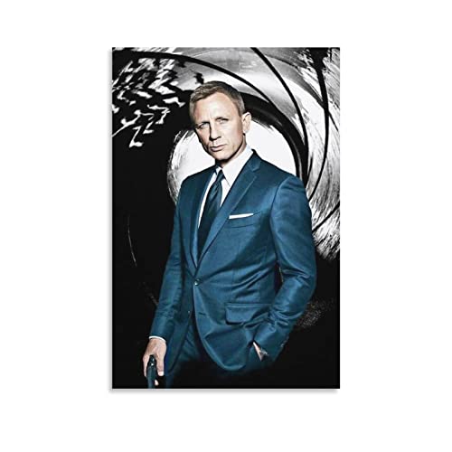 Shenywell Leinwand Bilder Daniel Craig Poster 60x90cm Kein Rahmen von Shenywell