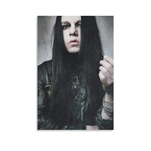 Shenywell Leinwand Bilder Slipknot Joey Jordison Sänger-Kunst-Poster, dekoratives Gemälde, Leinwand, Wohnzimmer, Poster, Schlafzimmer, Gemälde, 60x90cm Kein Rahmen von Shenywell