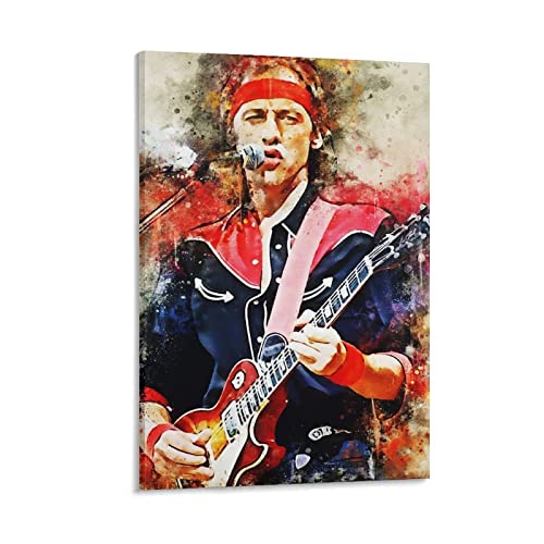 Shenywell Leinwand Bilder The Singer Mark Knopfler Art Wall Art Painting Canvas Gift Decor Home Posters Dekorative 60x90cm Kein Rahmen von Shenywell