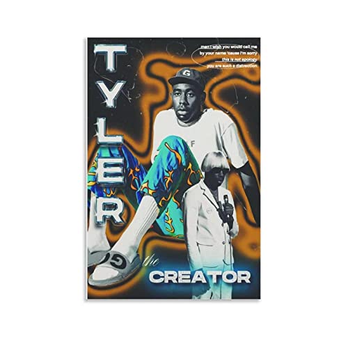 Shenywell Leinwand Bilder Tyler The Creator Poster 60x90cm Kein Rahmen von Shenywell