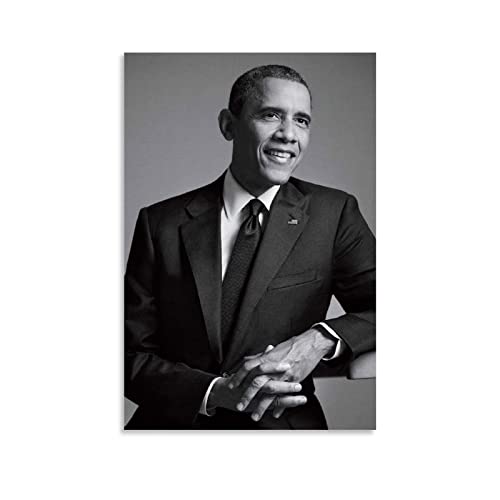 Shenywell Wanddeko Poster 2. Jahrhundert Präsidenten der Vereinigten Staaten Barack Obama Schwarz-Weiß-Promis 50x70cm Kein Rahmen von Shenywell