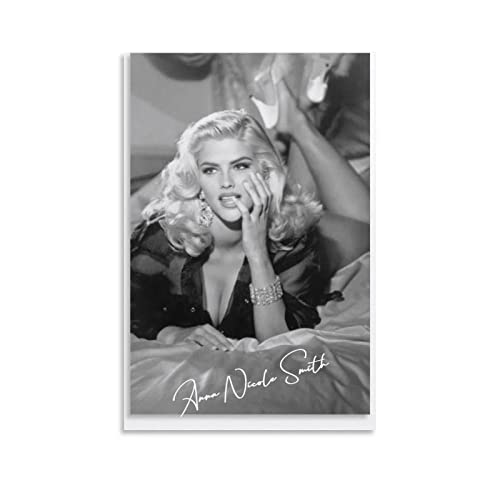 Shenywell Wanddeko Poster Anna Nicole Smith Moderne Familien-Schlafzimmer-Dekor-Poster für Schlafzimmer und Wohnzimmer 30x40cm Kein Rahmen von Shenywell