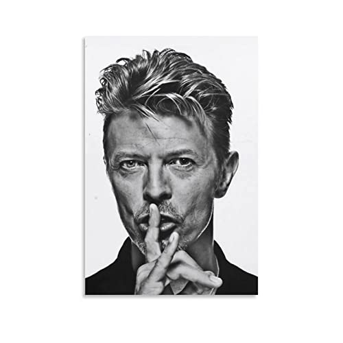 Shenywell Wanddeko Poster David Bowie Poster mit britischem Sänger, für Teenager, Wandgemälde für Wohnzimmer, Badezimmer 50x70cm Kein Rahmen von Shenywell