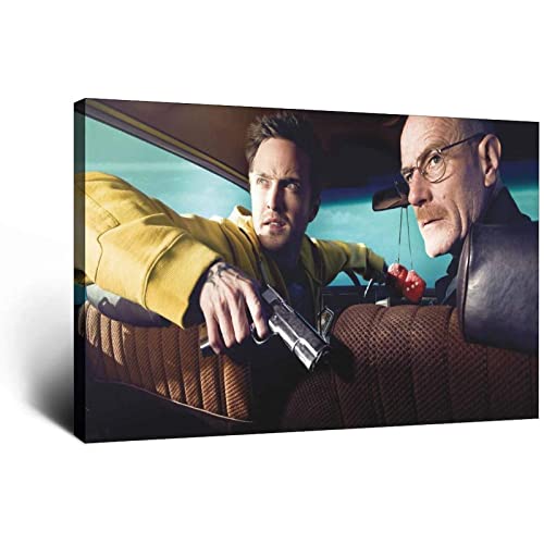 Shenywell Wanddeko Poster Filmposter Walter White Jesse Pinkman, modernes Büro, Familie, Schlafzimmer, dekorative Poster, Geschenk, Wanddekoration 40x50cm Kein Rahmen von Shenywell