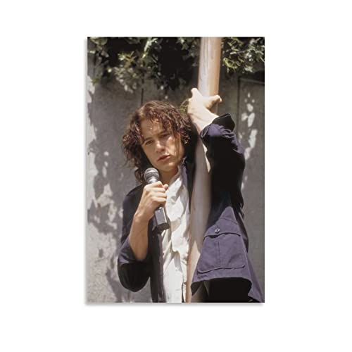 Shenywell Wanddeko Poster Heath Ledger Niedliches 1 Poster, für Teenager, Mädchen, Wandgemälde, Heimdekoration, Küche, 40x50cm Kein Rahmen von Shenywell