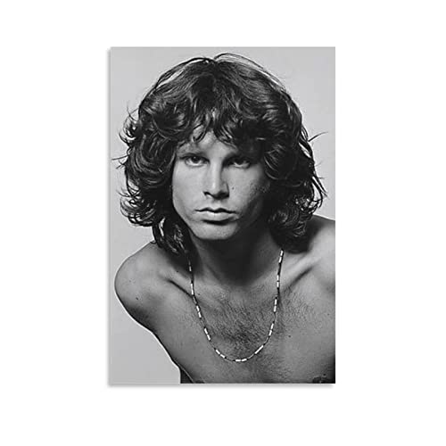 Shenywell Wanddeko Poster Jim Morrison Poster Dekorative Malerei Leinwand Wandkunst Wohnzimmer Poster Schlafzimmer Malerei 60x80cm Kein Rahmen von Shenywell