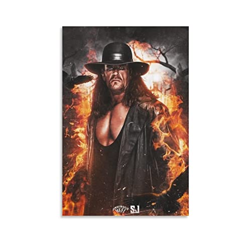 Shenywell Wanddeko Poster The Undertaker Wand-Kunstdruck, Raumdekoration, Heimdekoration für Wohnzimmer 40x50cm Kein Rahmen von Shenywell