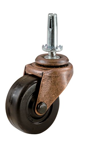Shepherd Hardware 9345 2 Stiel Medium Duty Caster, 2er Pack, schwarz, 9345 von Shepherd Hardware