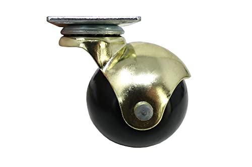 Shepherd Hardware 9516 2 Messing mit Kapuze Ball Vorbau Caster, hell, messing, 9517 von Shepherd Hardware