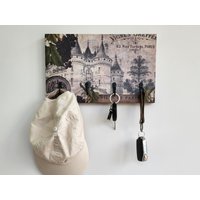 Wand-Schlüsselhalter/Aufhänger Rack Organizer - French Castle & Wine Für Zuhause Wohnung Wohnheim Zimmer, Schlüsselhalter Die Wand von ShepherdStudiosUS