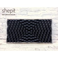 Klang Diffusor - Akustik Panel Große Holz Wandkunst Schwarz Dunkles Bild Kunstwerk Wandskulptur Moderne Abstrakte Holzkunst Midcentury 3D Klang Diffusor - Akustik Panel Große Holz Wandkunst Schwarz Dunkles Bild Kunstwerk Wandskulptur Moderne Abstrakte Holzkunst Midcentury 3D von ShepitWorkshop