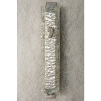 Moderne Klare Dekorative Glas Mezuzah Hülle - Handgemachte Aus Israel von ShepselArtJudaica