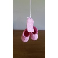 Keramik Baby Mädchen Erste Weihnachtsschmuck | #496 von SherrysCeramicCrafts