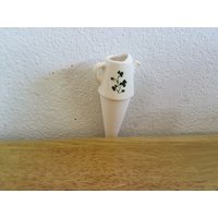 Keramik Kleeblatt Krug Planttender(#1095-Gebrannt Auf Aufkleber Von Kleeblättern von SherrysCeramicCrafts