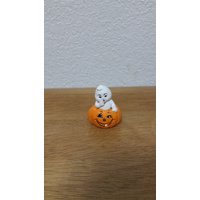 Keramik Kleines Gespenst Auf Kürbis | #521 von SherrysCeramicCrafts