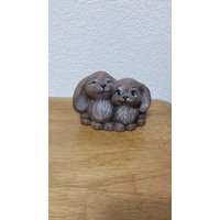 Keramik Liebe Hasen | #453 von SherrysCeramicCrafts