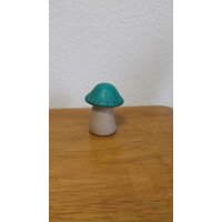 Keramik Pilz Bunt | #207-Türkis von SherrysCeramicCrafts