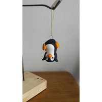Keramik Pinguin Ornament Kopfschmuck Figur(#571 von SherrysCeramicCrafts