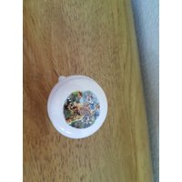 Winzige Keramikring Box Mit Famil Tigers(#1092 Feuerte Auf Aufkleber Tiger Und Gold Beine Des Kastens von SherrysCeramicCrafts