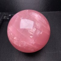 Natürliche Rosa Sternlicht Rosenquarz Kristall Kugel 107mm von ShiYunCrystal