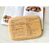 Handgeschriebenes Rezept Schneidebrett Bambus Personalisiert, Handschrift Schneidebrett, Rezeptbrett Mit Gravur Handgeschriebenes Rezept Schneidebrett Bambus Personalisiert, Handschrift Schneidebrett, Rezeptbrett Mit Gravur von ShiandeCreations