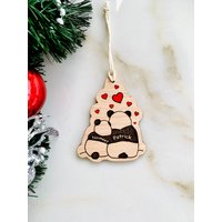Panda Bär Paar Ornament Personalisiert, Tags, Namen Unser Erstes Weihnachtspanda Ornament, Holzverzierung Mit Gravur Panda Bär Paar Ornament Personalisiert, Tags, Namen Unser Erstes Weihnachtspanda Ornament, Holzverzierung Mit Gravur von ShiandeCreations