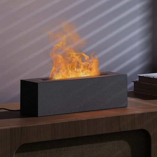 Shiawase Aroma Diffuser mit Flammeneffekt, Ätherische Öle Diffuser 200ml, Luftbefeuchter mit 2 Farbe Licht, Humidifier DuftöL Diffuser Duftlampe für Kinder, Zuhause Büro, Raumduft oder Yoga (Grau) Shiawase Aroma Diffuser mit Flammeneffekt, Ätherische Öle Diffuser 200ml, Luftbefeuchter mit 2 Farbe Licht, Humidifier DuftöL Diffuser Duftlampe für Kinder, Zuhause Büro, Raumduft oder Yoga (Grau) von Shiawase