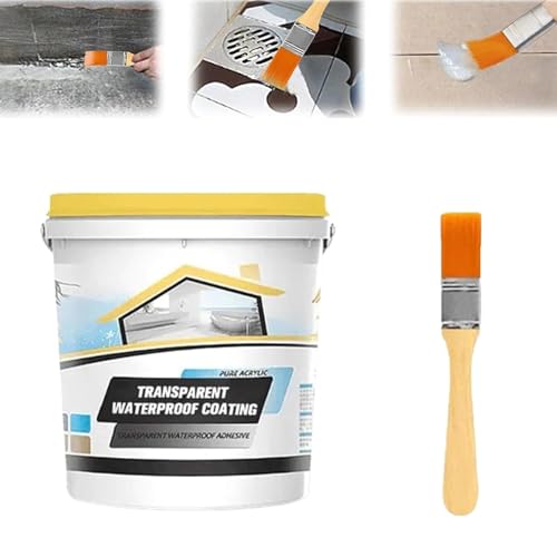 Multifunctional Invisible Waterproof Coating, Transparent Waterproof Insulating Sealant, Repairing Leak Patch Glue Flex Seal Liquid Rubber Sealant (1) von Shibeikadi