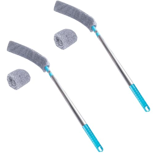 1/2 Sätze Spaltstaubreiniger | Multifunktionaler Einstellbarer Mikrofaser Staubpinsel Gap Mop | Flexible Teleskop Staubbürste | Dust Cleaner für die Küche zu Hause und im Schlafzimmer von Shichangda